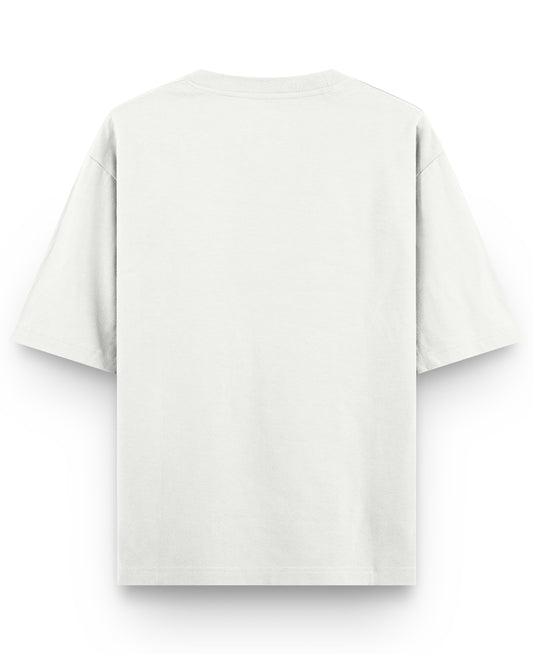 Off White Oversized T-shirt Back Design