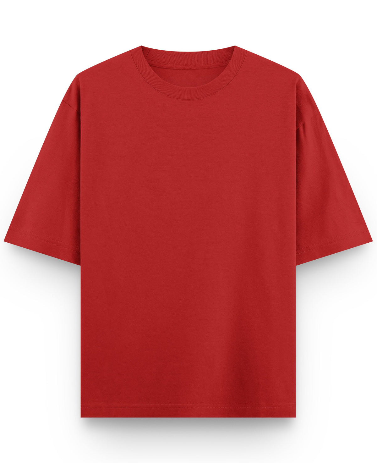 Red Oversized T-shirt Front Design