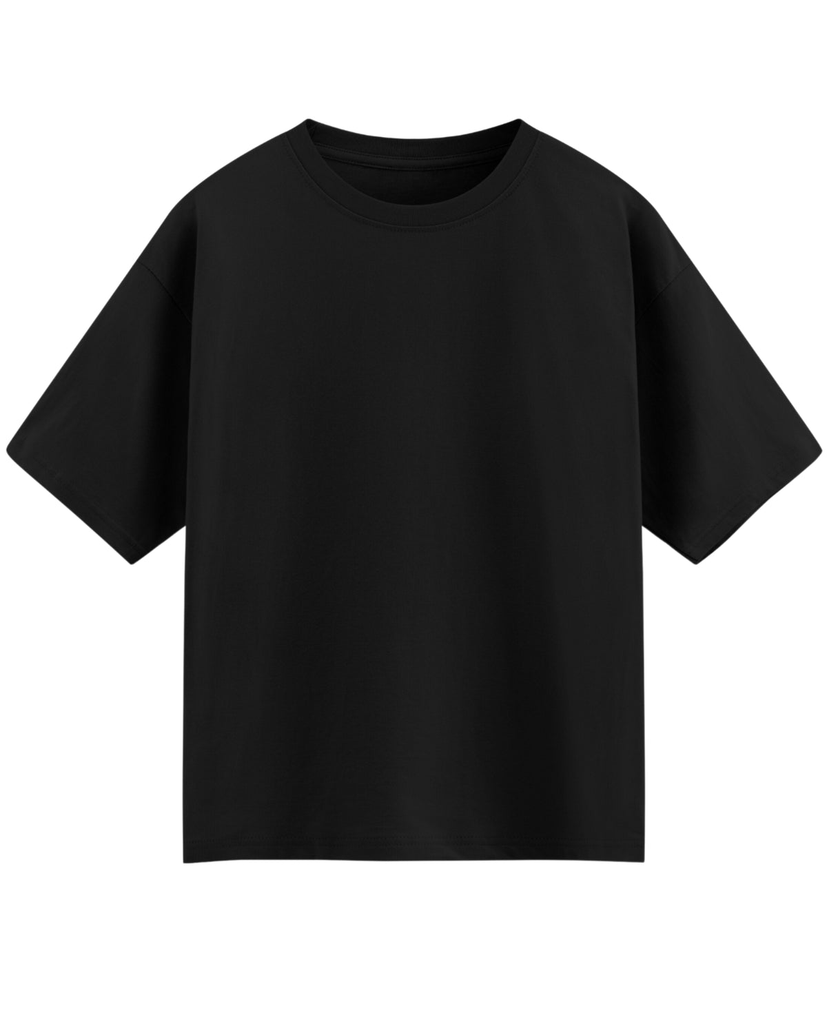 Black Oversized T-shirt Front Design