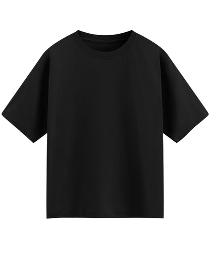 Black Oversized T-shirt Front Design
