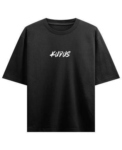 Black Oversized T-shirt Front Design