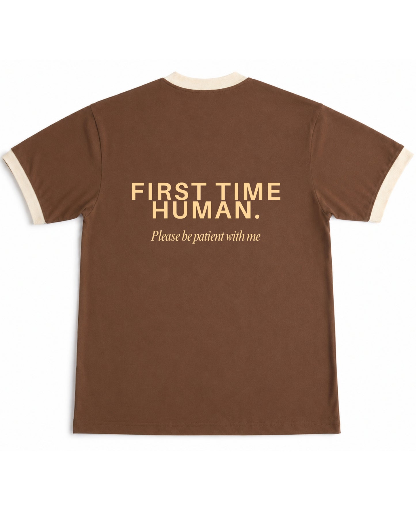 Mousse & Cream Ringer tee Back Design