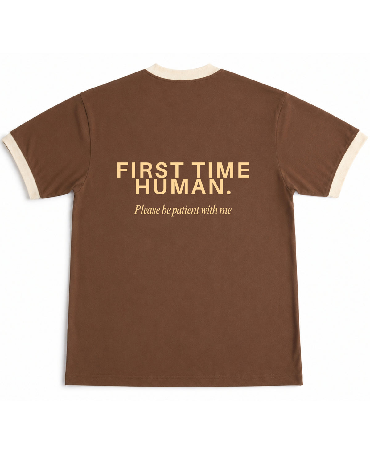 Mousse & Cream Ringer tee Back Design