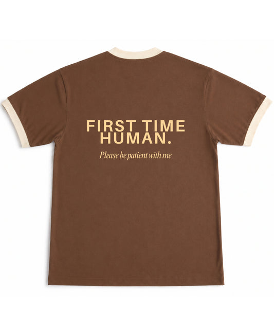 Mousse & Cream Ringer tee Back Design