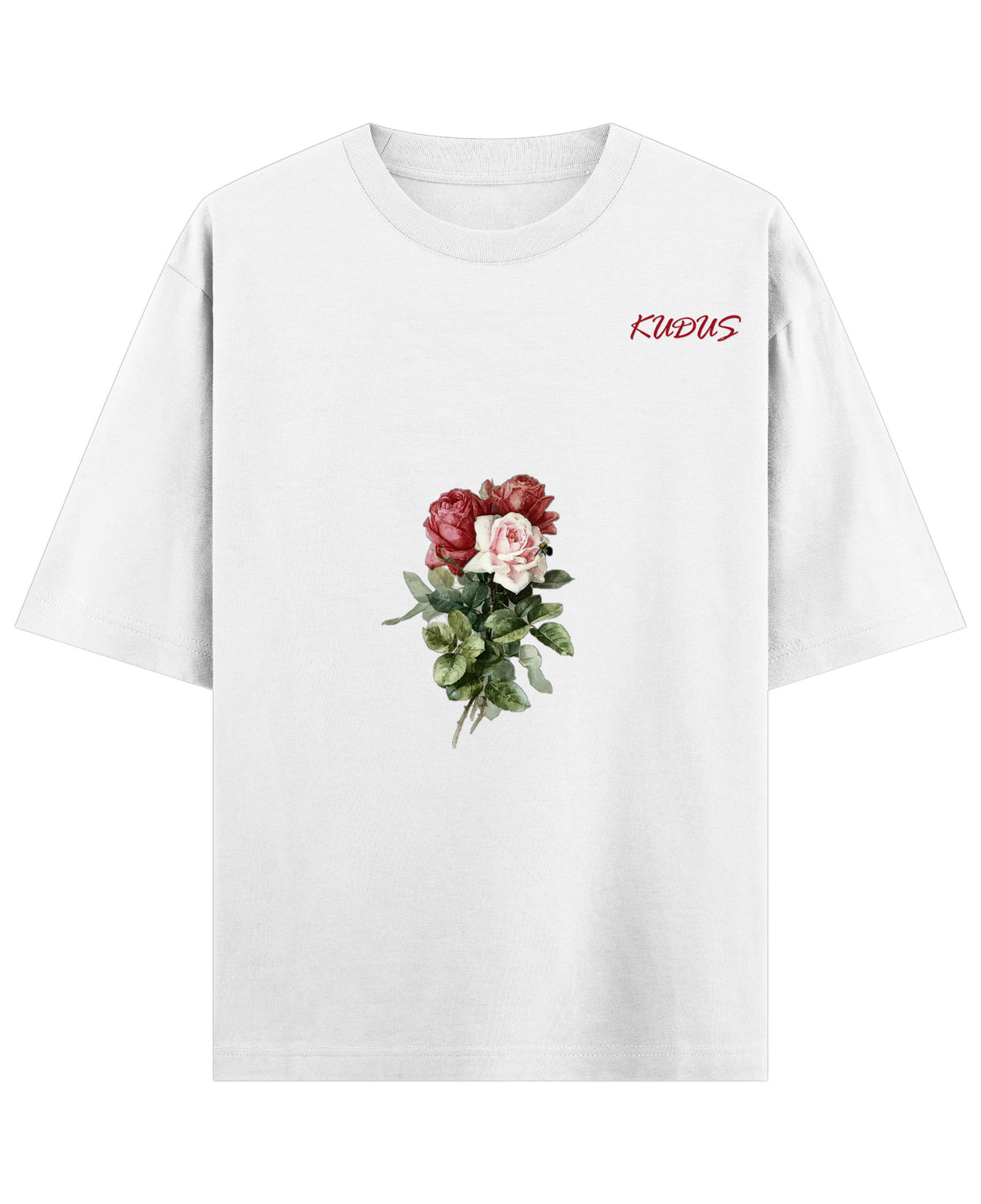 White Oversized T-shirt Front Design