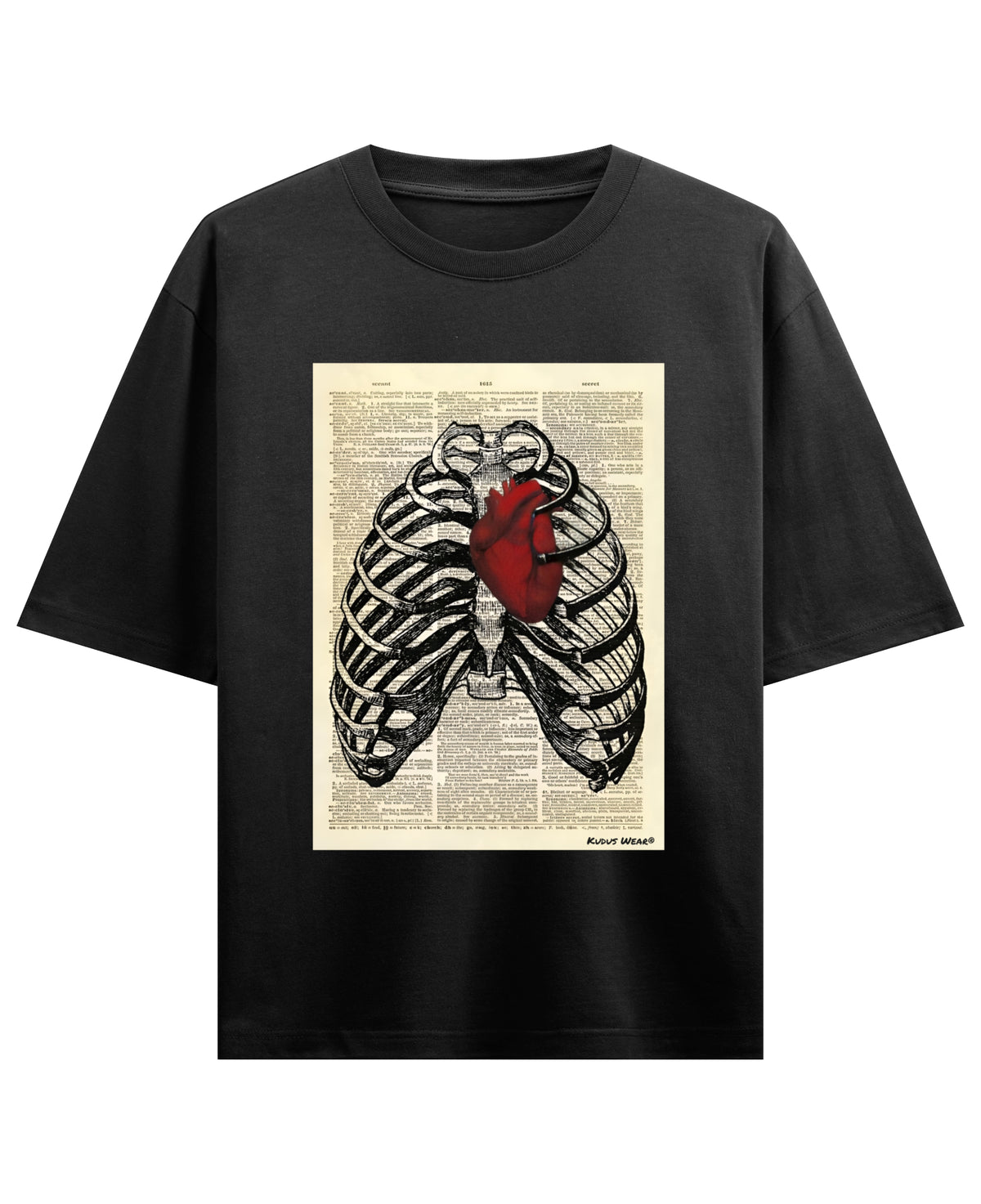 Black Oversized T-shirt Front Design