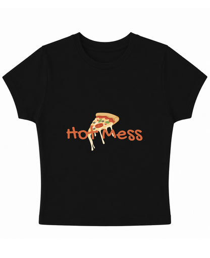 Black Baby Tee Front Design