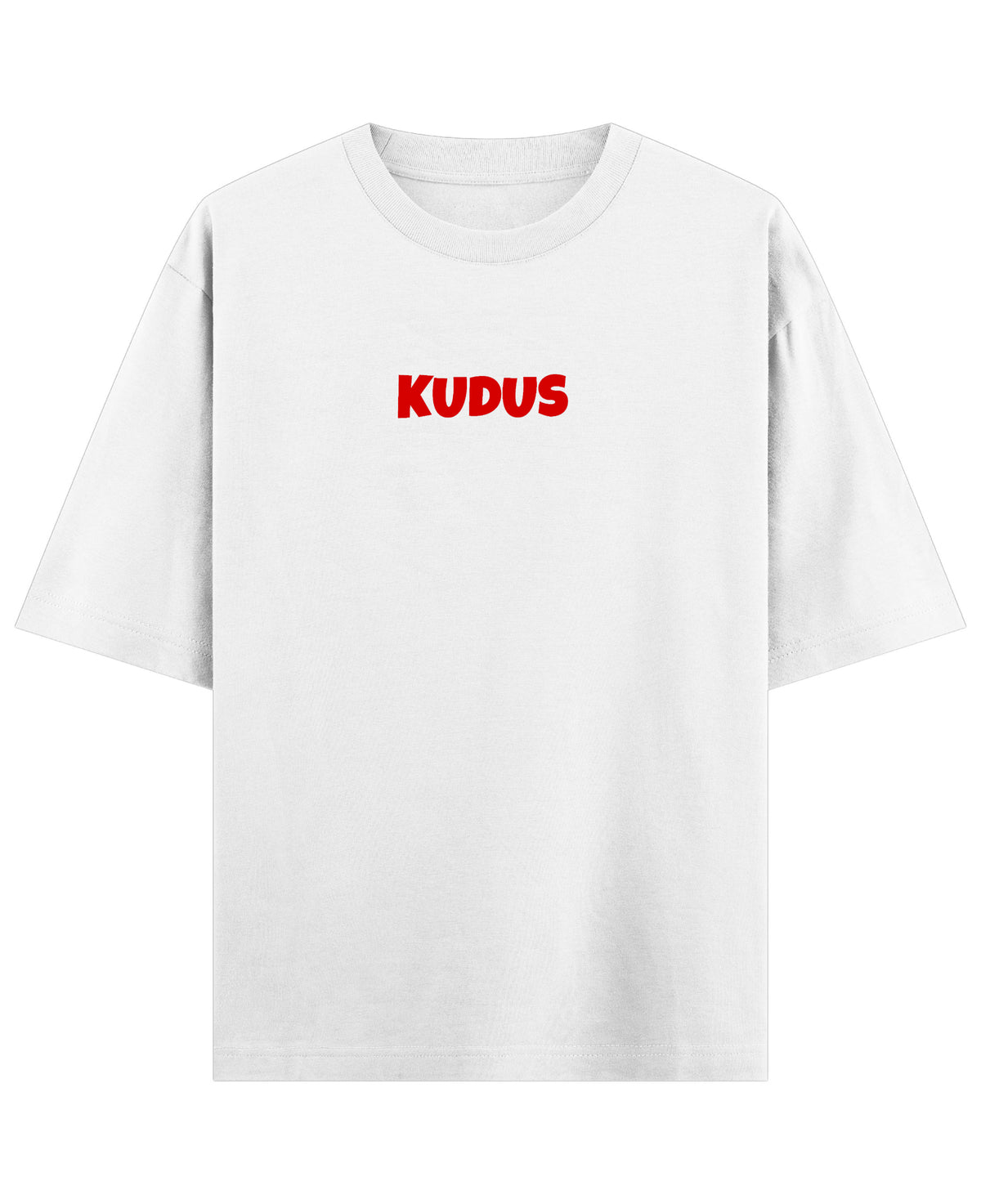 White Oversized T-shirt Front Design
