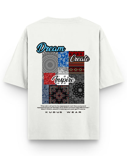 Off White Oversized T-shirt Back Design