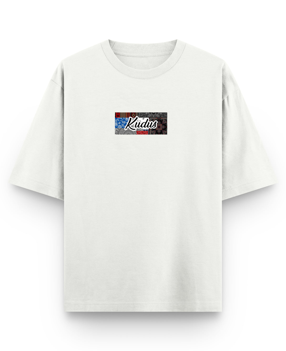 Off White Oversized T-shirt Front Design