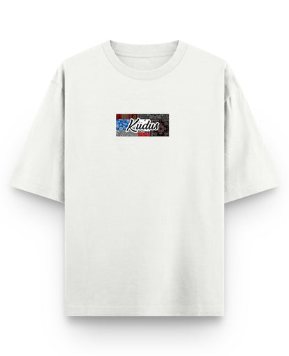 Off White Oversized T-shirt Front Design