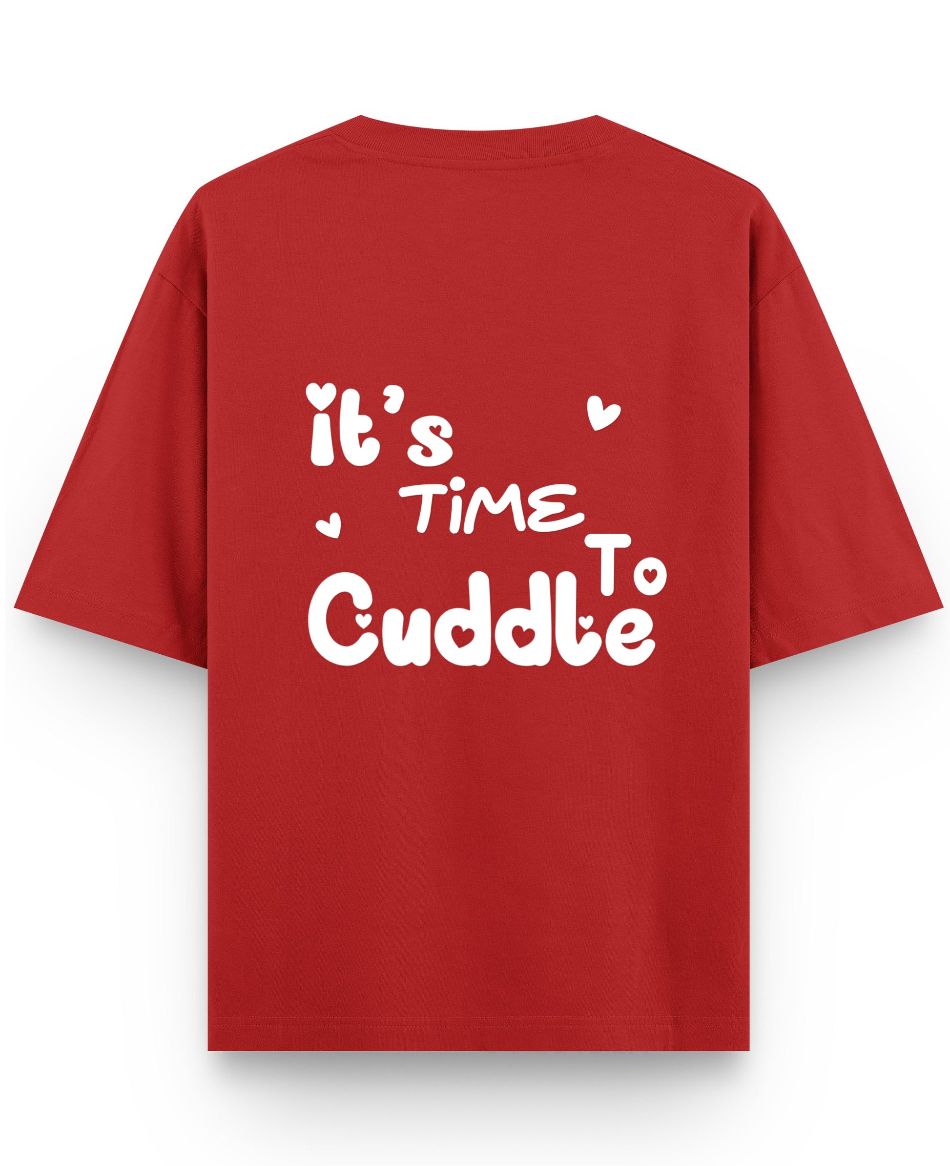 Red Oversized T-shirt Back Design