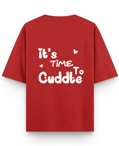 Red Oversized T-shirt Back Design
