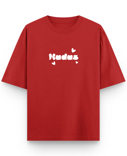 Red Oversized T-shirt Front Design
