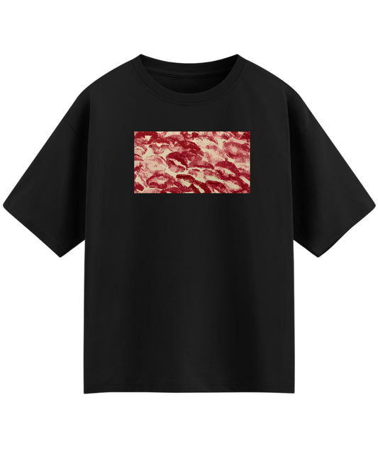 Black Oversized T-shirt Front Design