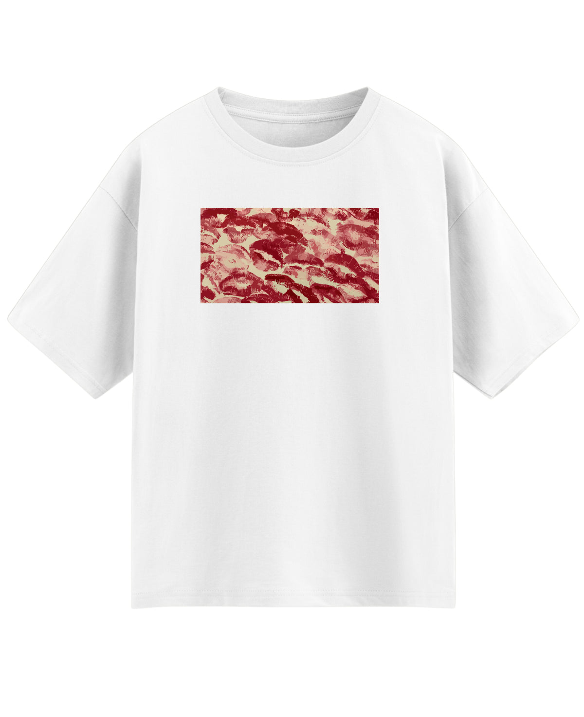 White Oversized T-shirt Front Design