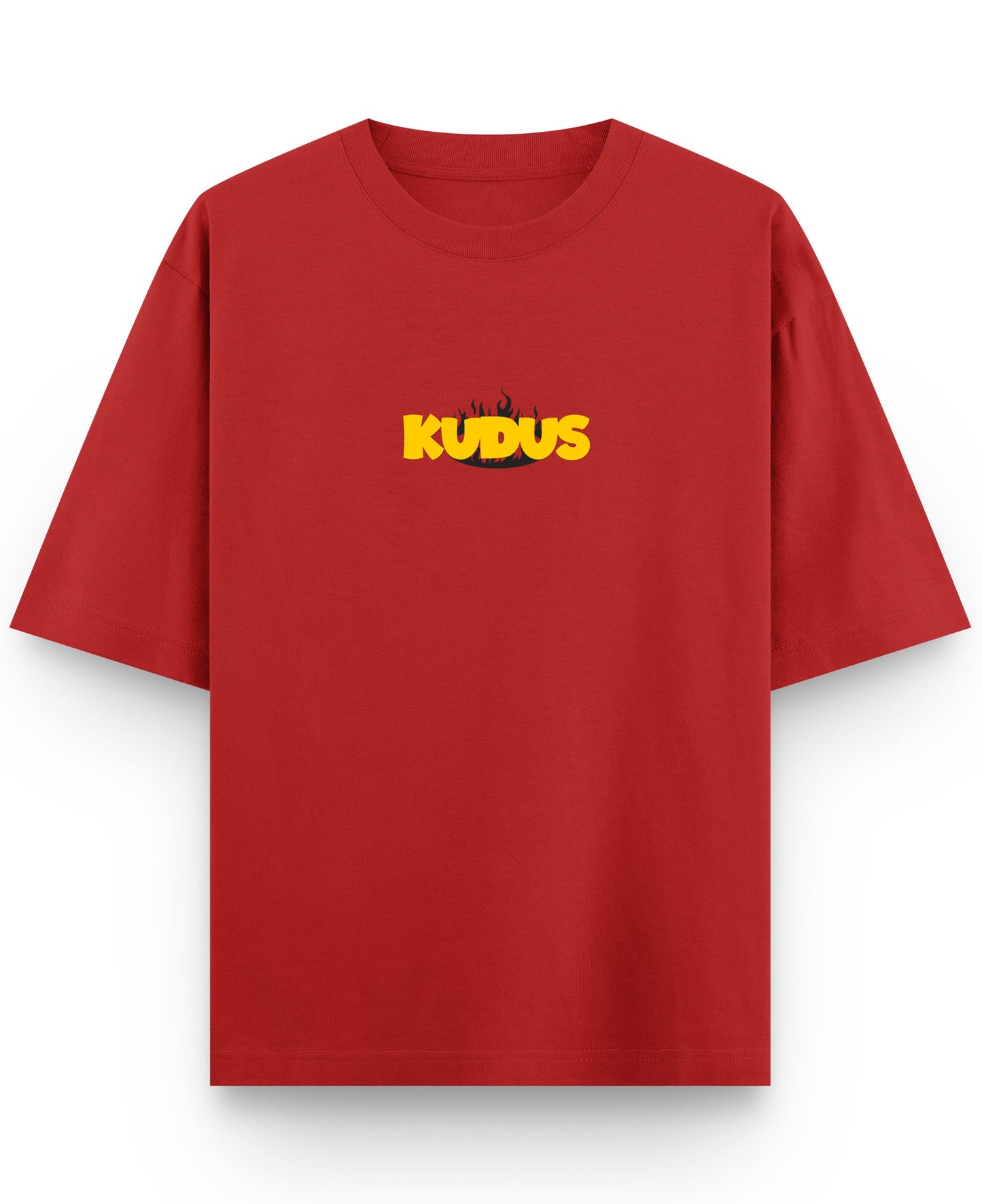 Red Oversized T-shirt Front Design