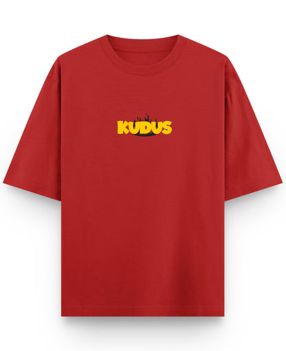 Red Oversized T-shirt Front Design