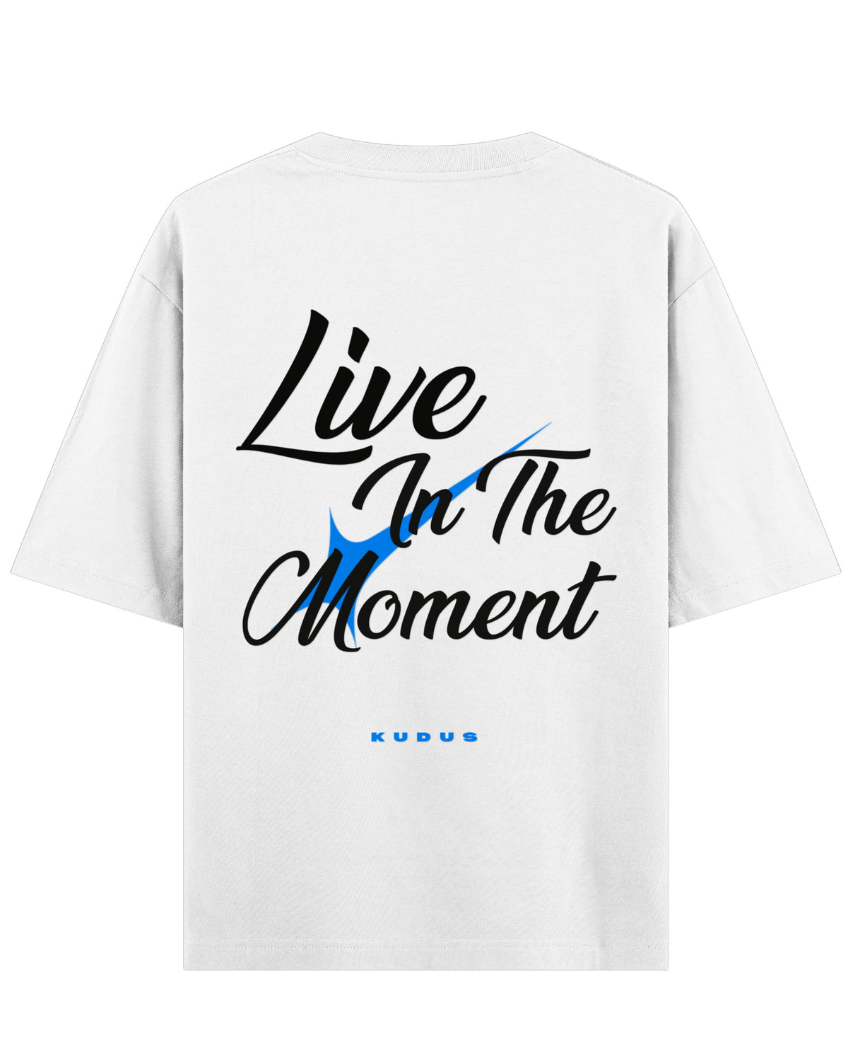 White Oversized T-shirt Back Design