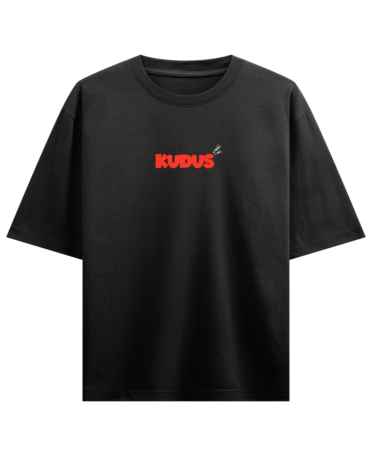 Black Oversized T-shirt Front Design