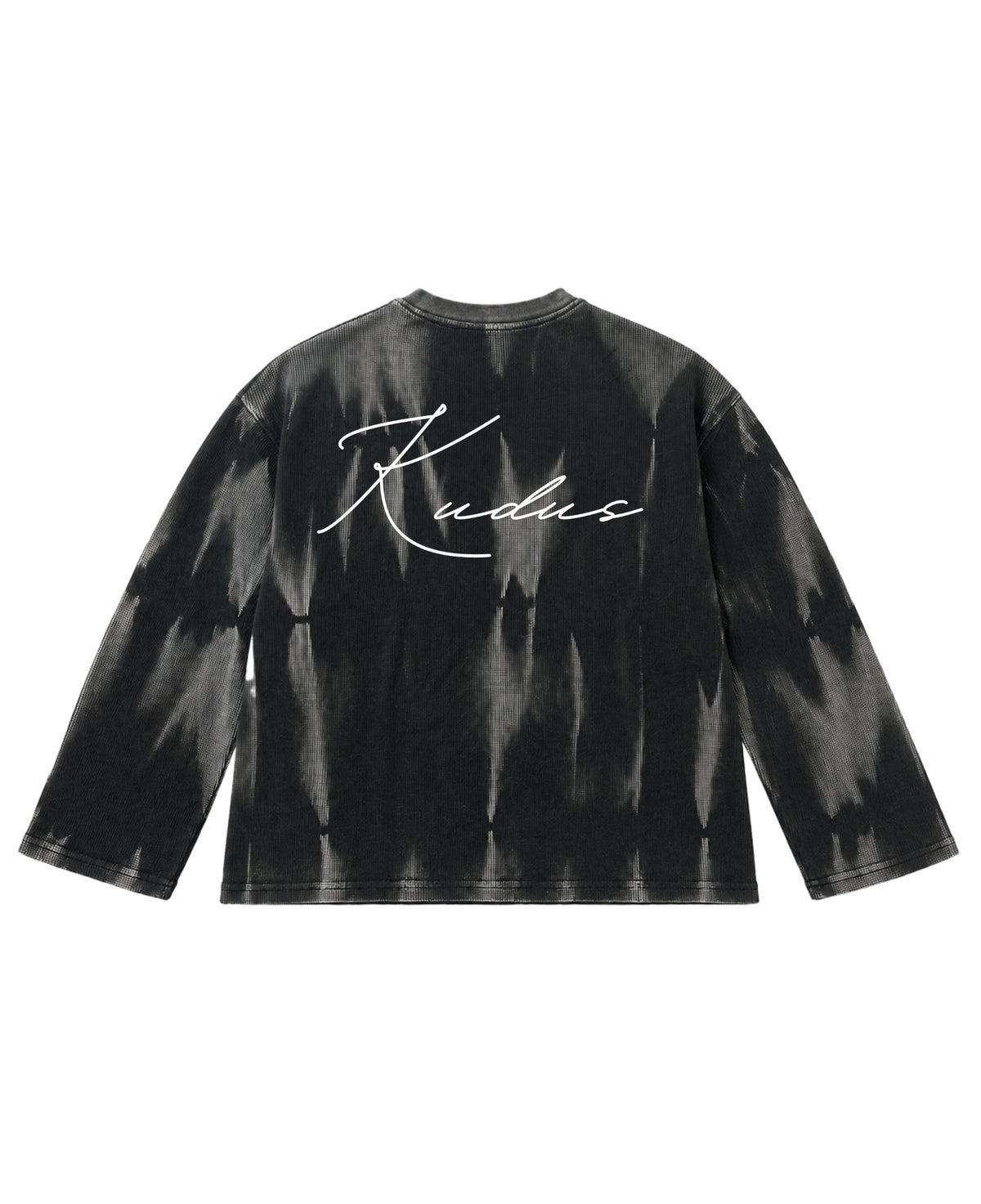 Hammer Wash Waffle Oversized Full-Sleeve Back Design