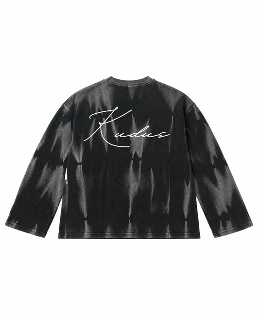 Hammer Wash Waffle Oversized Full-Sleeve Back Design