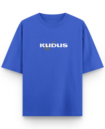 Royal Blue Oversized T-Shirt Front Design