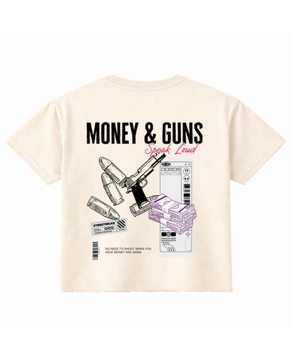 Off White Boxy Fit T-shirt Back Design