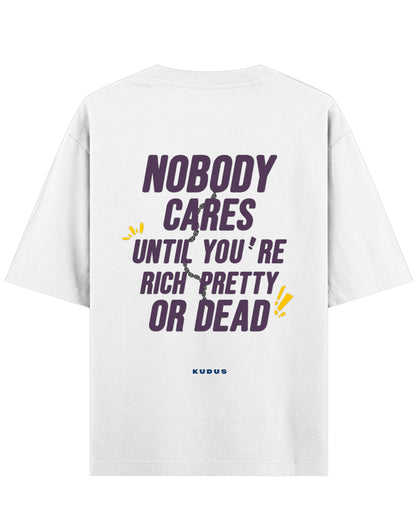 White Oversized T-shirt Back Design