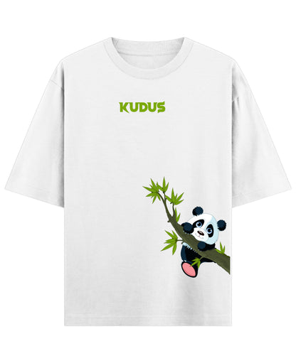 White Oversized T-shirt Front Design