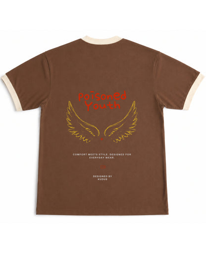 Mousse & Cream Ringer tee Back Design
