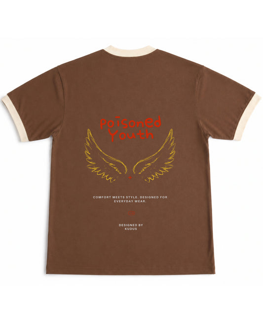 Mousse & Cream Ringer tee Back Design