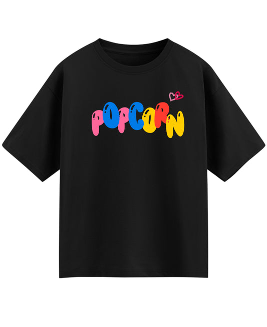 Black Oversized T-shirt Front Design
