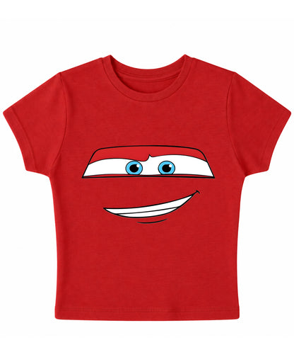 Red Baby Tee Front Design