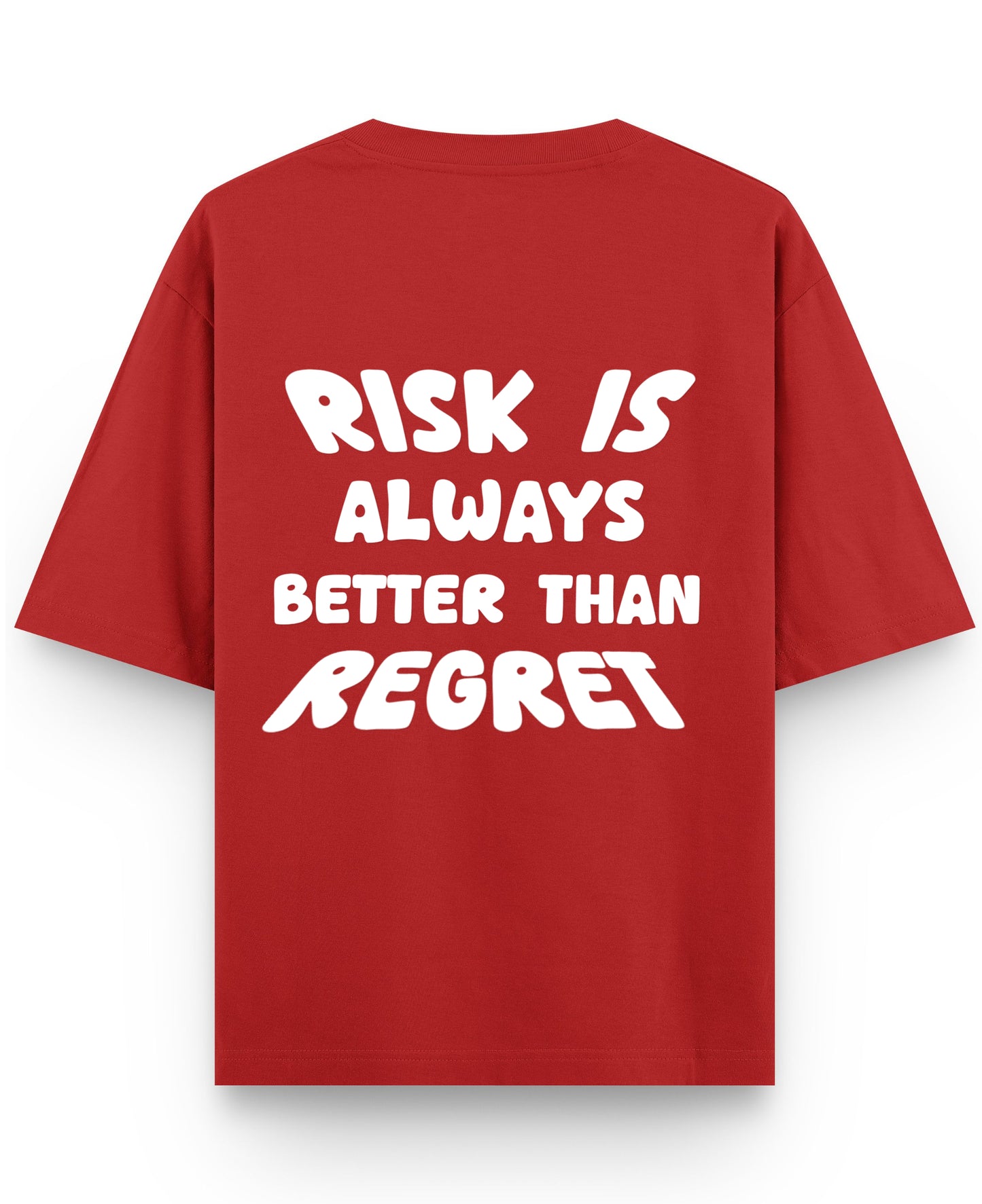 Red Oversized T-shirt Back Design
