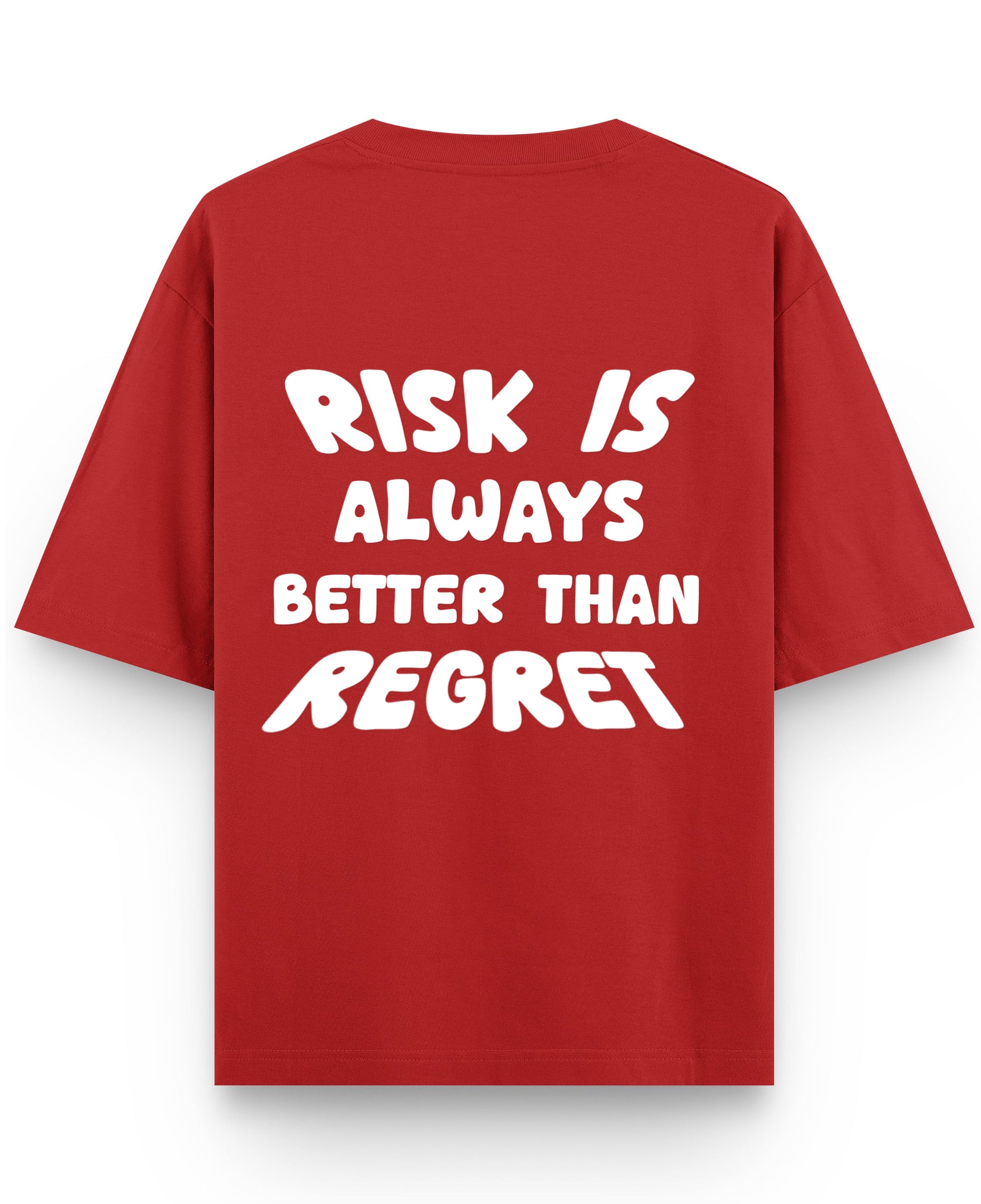 Red Oversized T-shirt Back Design