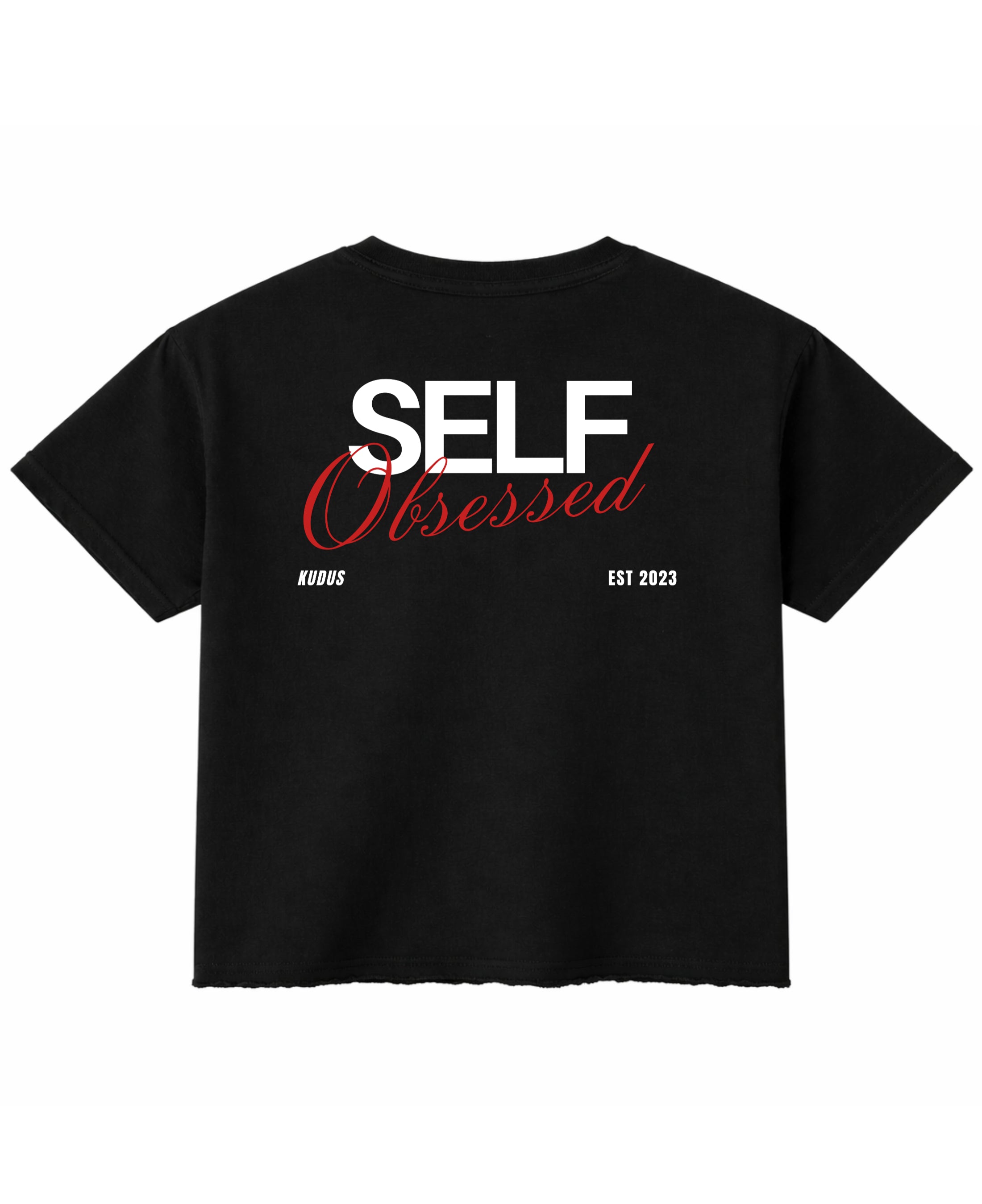 Black Boxy Fit T-shirt Back Design