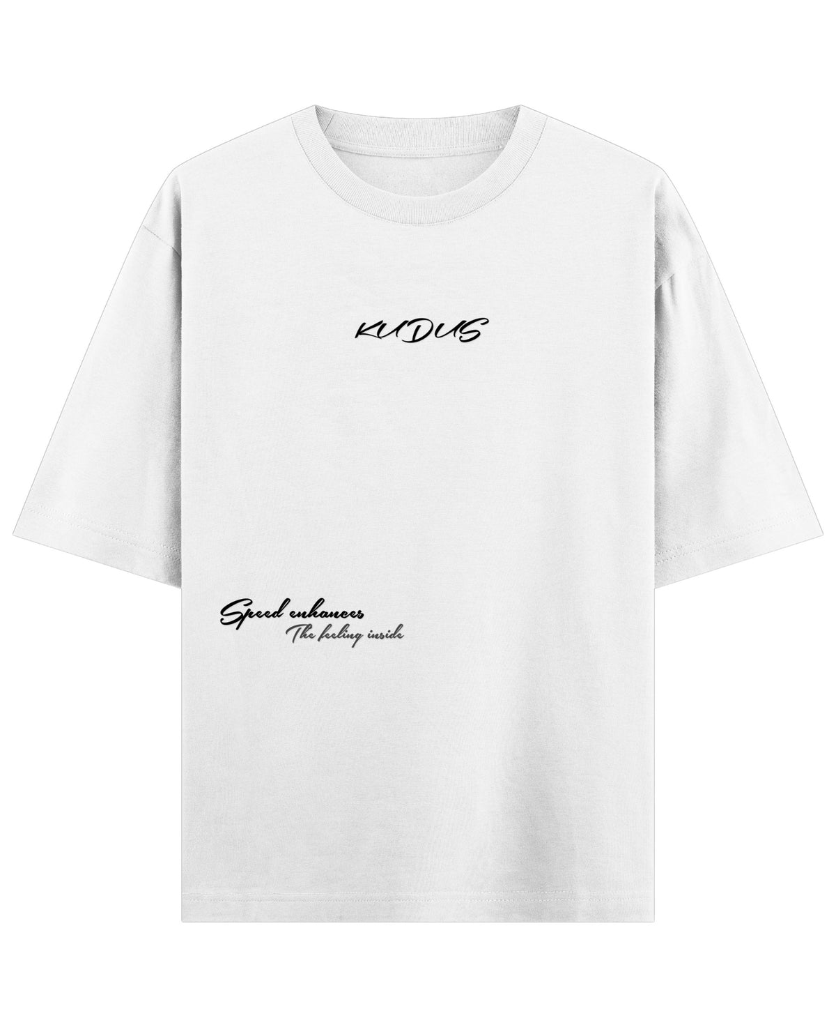 White Oversized T-shirt Front Design