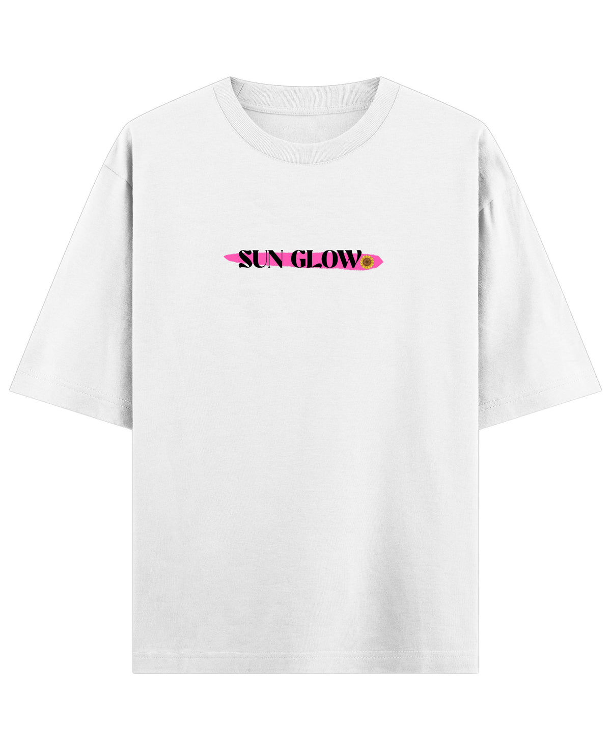 White Oversized T-shirt Front Design