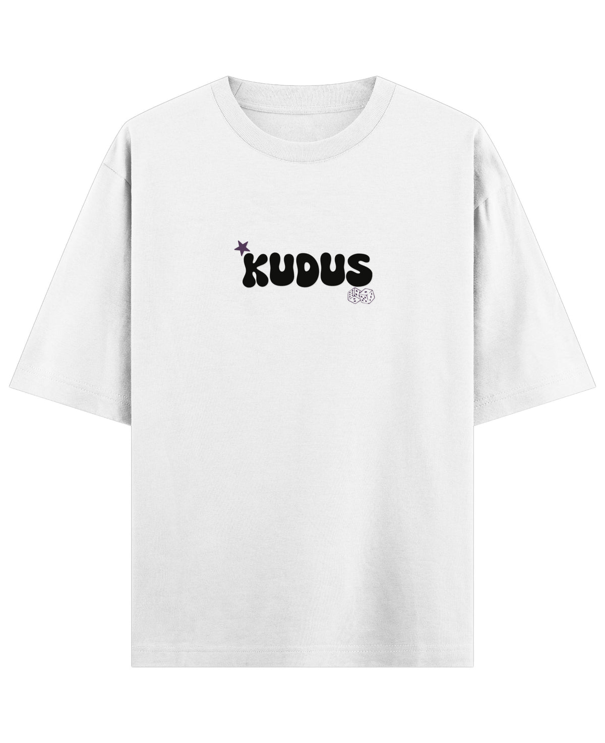 White Oversized T-shirt Front Design