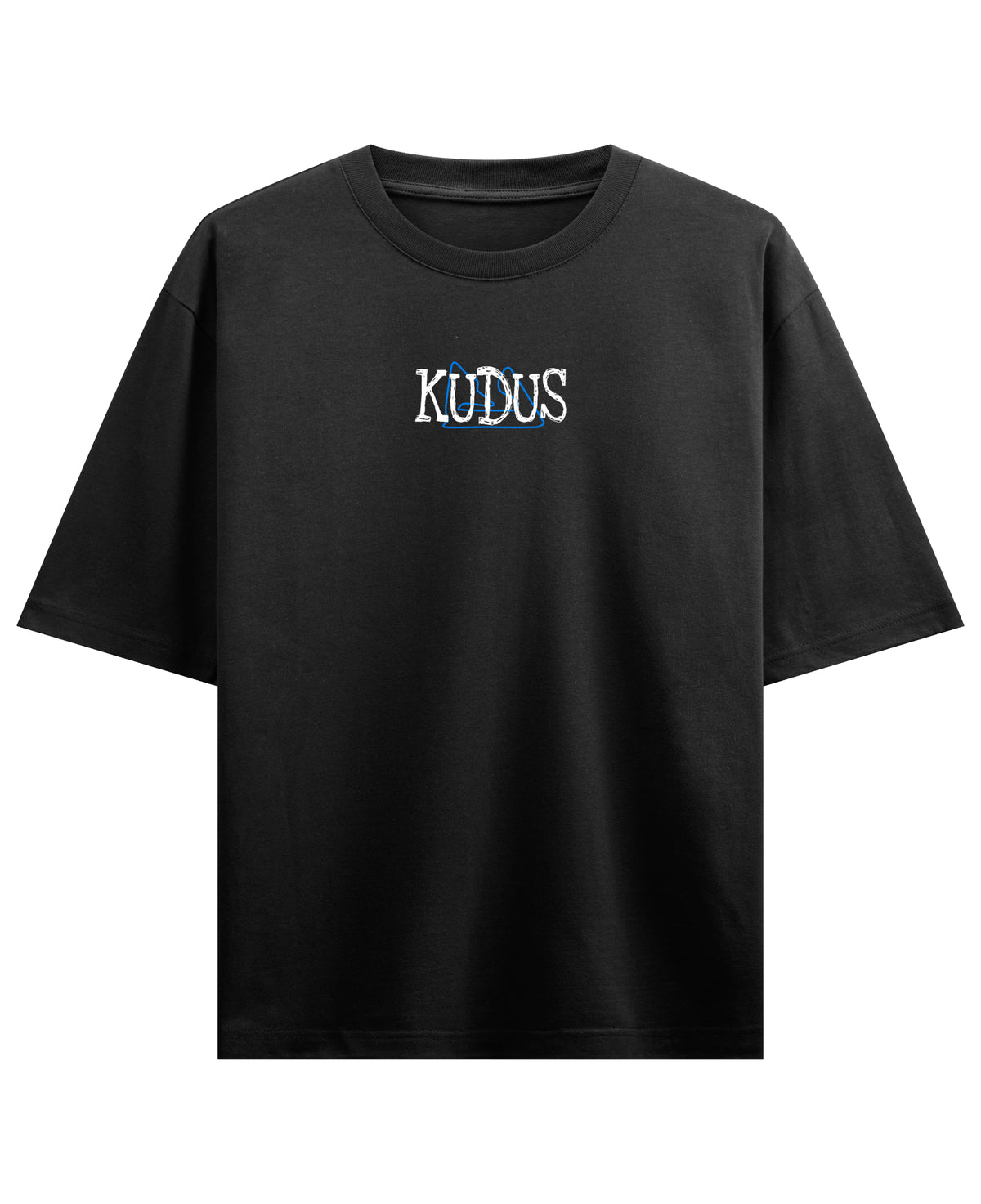 Black Oversized T-shirt Front Design