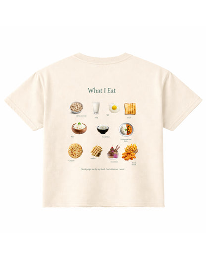 Off White Boxy Fit T-shirt Back Design