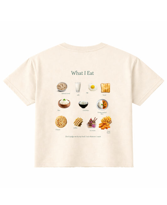 Off White Boxy Fit T-shirt Back Design