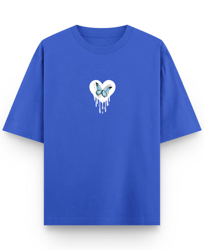 Royal Blue Oversized T-Shirt Front Design
