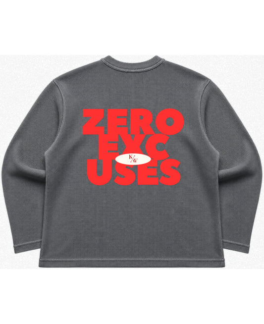Acidwash waffle knit oversized full-sleeve Back Design