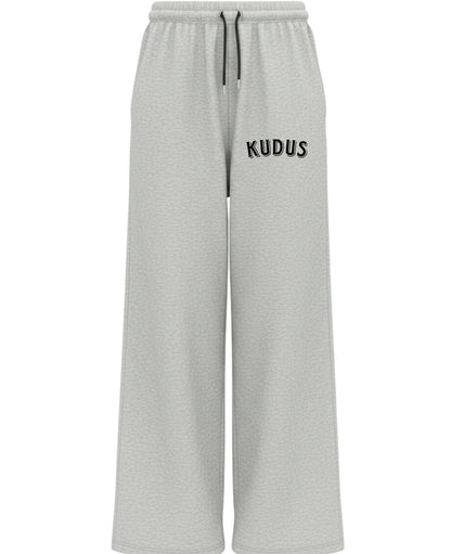 Grey Cotton Joggers Front Design