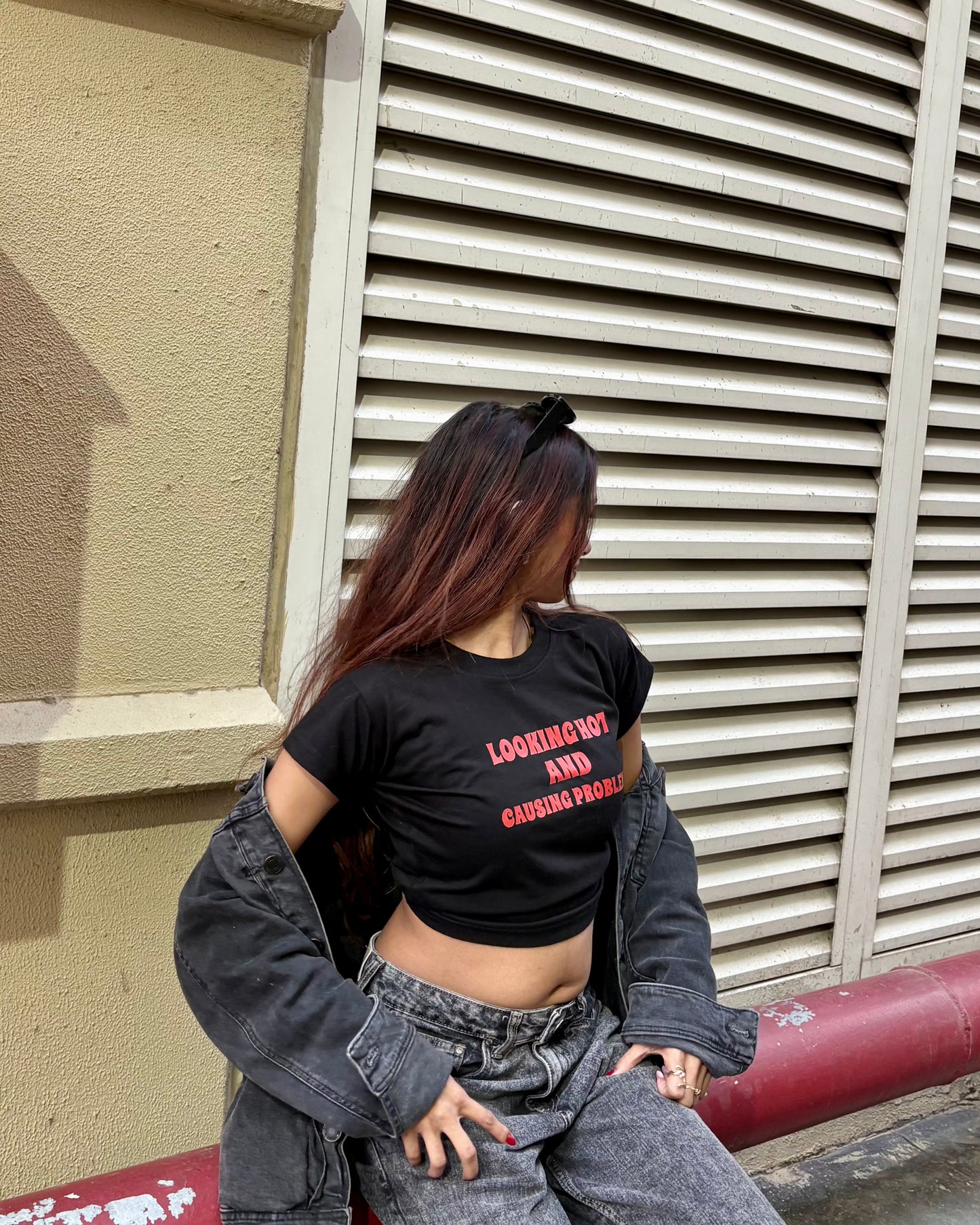 Looking Hot & Causing Problems Crop Top