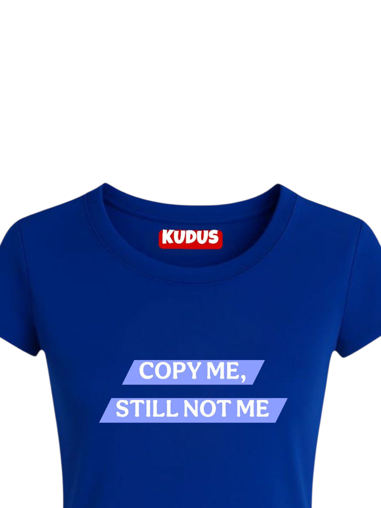 Copy Me, Still Not Me Baby Crop Top