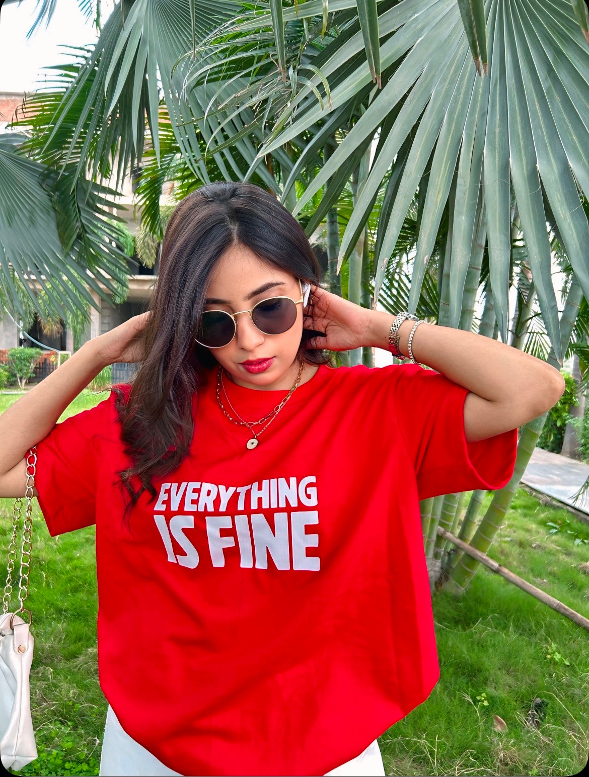 Everything is Fine Heavy Weight Oversized T-shirt