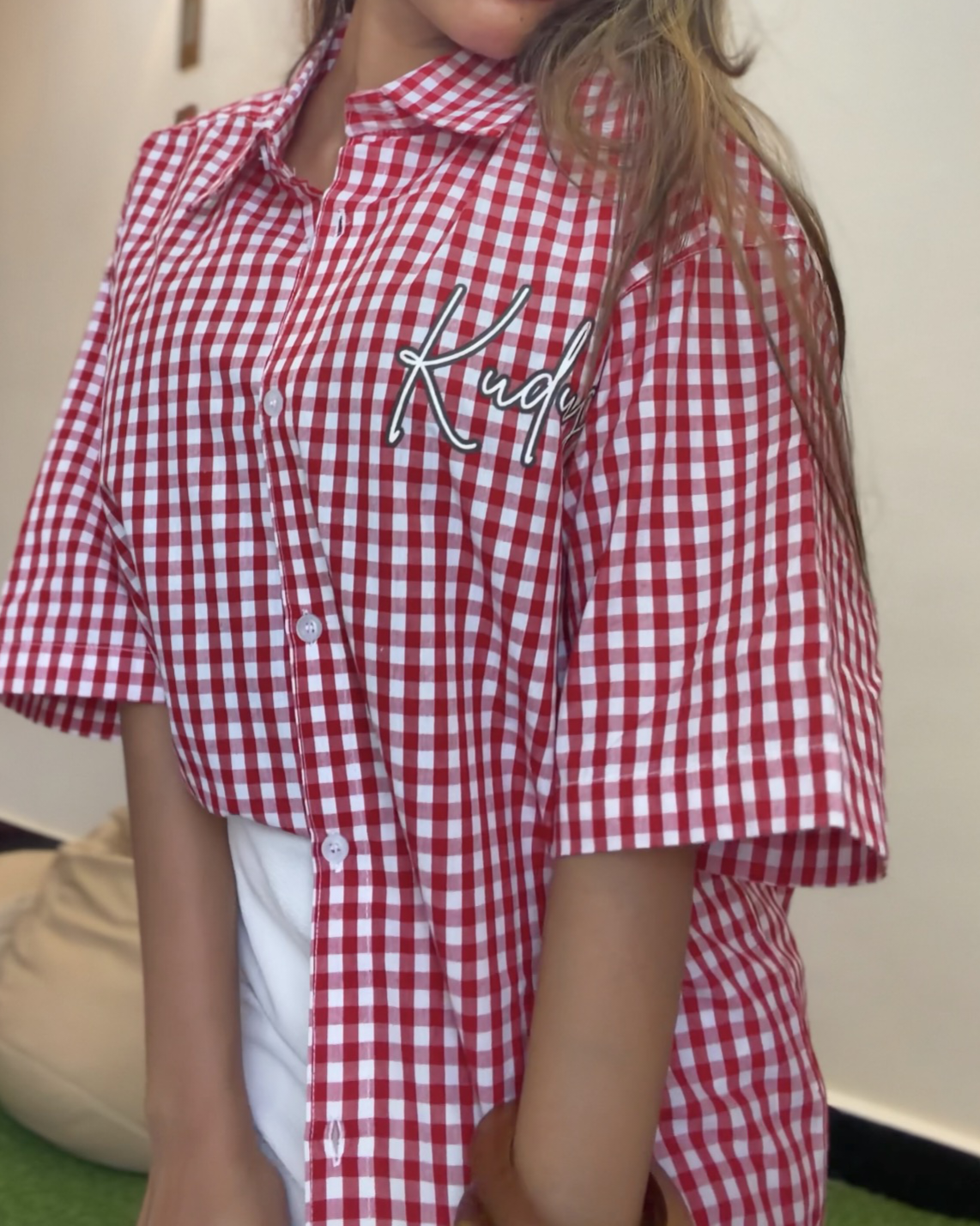 With Love Reddish Pink Half Sleeve Shirt [ Unisex ]
